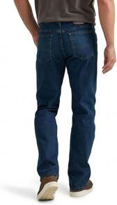 Authentics Men's Regular Fit Comfort Flex Waist Jean - Red - View 1