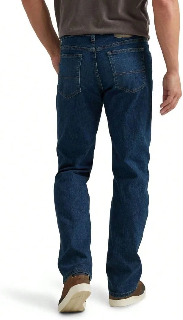 Authentics Men's Regular Fit Comfort Flex Waist Jean - Red - View 1