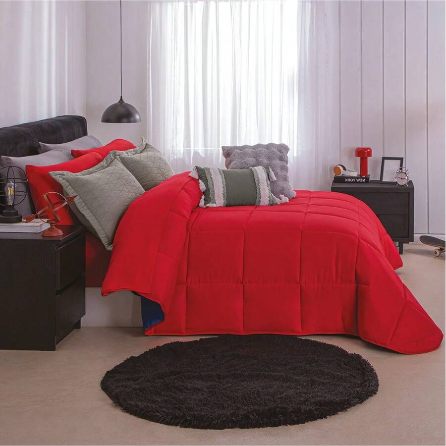 Concord ESSENTIAL DUVET - 紅色 - 查看 1