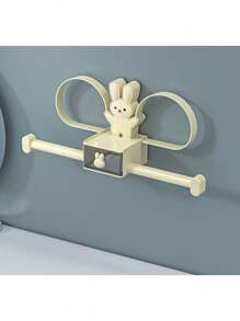 1pc Multifunctional Wall Mount Bunny Shaped Hair Accessory Organizer Holder, Perfect Gift For Granddaughters, Daughters, Girlfriends