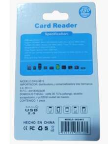Lector de memorias micro sd - Azul - Ver 2