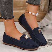 2025 New Women's Soft Bottom Loafers, Comfortable & Elegant Slip-On PU Leather Shoes, Suitable For Summer & Autumn