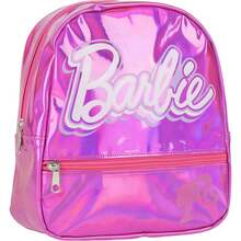 Mattel Barbie Iridescent Casual Backpack For Boys And Girls - Pink - View 1