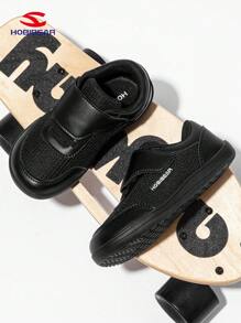 HOBIBEAR 1 Par de Tênis Esportivos para Crianças, Tênis de Corrida Descalça Meninos e Meninas para Caminhadas ao Ar Livre, Design Fácil de Limpar com Fita Mágica para Crianças que Sujam Facilmente seus Tênis