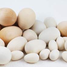 1-5 件木制复活节彩蛋，DIY 可涂漆装饰品，适合圣诞节、感恩节、新年、圣帕特里克节、情人节和其他节日