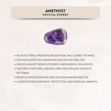 1pc Personalized Amethyst Necklace Natural Crystal Jewelry Relieves Stress And Stabilizes Emotions Personalized Gift Gemstone Necklace - Purple - View 3