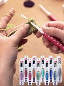 PRYM Crochet Hook For Wool Ergonomic Pink Handicrafts Tools Wholesale Crocheting Hook Yarn Wool Knit Tools Sweater Scarf DIY Crochet