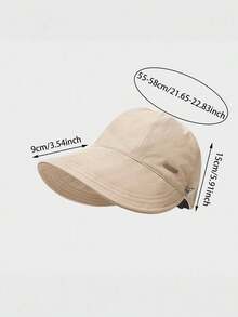 1PC Hat Sunscreen Hat Head Protection Summer Protection New Sunscreen Hat For Women Summer Sunscreen Breathable Large Brimmed Sunscreen Hat For Women Cycling Sunscreen Hat For Women (The Adjustment Buckle Direction Is Randomized) - Multicolor - View 2