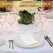 600 Pack Paper Napkins Guest Towels Disposable Premium Quality 3-Ply Dinner N... - 1 - View 8