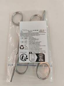 2 Piece Hemostat Curved And Straight Stainless Steel Self-Locking Fishing Forceps Piercing Remover Tool Piercing Grabber Tool For Nurses Pet Grooming Care Fishing DIY Crafting(5") - Nhiều màu - Xem 11