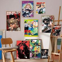 1 件墙面艺术海报可选框架流行日本动漫 SAKAMOTO DAYS 复古海报粘贴复古房间家居酒吧咖啡厅装饰可爱房间装饰 - 彩色 - 查看 3