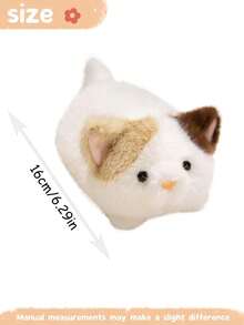 16厘米/6.29英寸可爱萌宠动物毛绒玩具动物毛绒玩具企鹅树懒狐狸猫兔子鸭子熊猫水豚可爱迷你填充动物系列办公室装饰生日派对礼物居家女孩房间装饰 - 彩色 - 查看 12