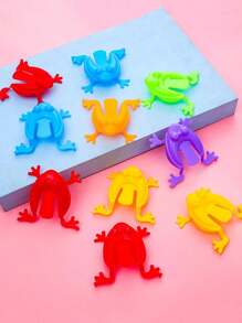 36 pièces Mini grenouilles sauteuses - jouets de doigts en plastique colorés, apprentissage amusant et cadeaux de fête, idéaux comme cadeaux d'anniversaire, durables, sans pile, jeux interactifs, récompenses en classe et fourre-tout de sac cadeau. Jouets de fête, design de grenouille ludique, jouets en plastique de qualité, jeux de grenouilles sautantes amusants, grenouille sautante en plastique de couleur unie, jouet éducatif pour enfants, cadeau pour la fête des enfants