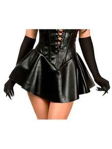 Accesorios de disfraz de garras de gato - Accesorios para Halloween, accesorios de disfraz para fiesta de carnaval, guantes con uñas/garras largas de animal juguetón, set de accesorios de cosplay para Halloween, accesorio de disfraz - Negro - Ver 2