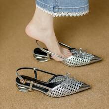Women Flat Sandals - 黑色 - 查看 1