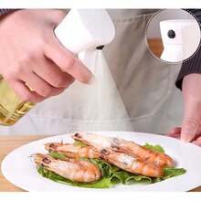 Spruzzatore per olio da cucina, flacone erogatore per olio in vetro da 250 ml, nebulizzatore spray per olio di canola e aceto per cucina, accessori per gadget ricaricabili, ampiamente utilizzato per friggitrice ad aria, cottura al forno e grigliatura.