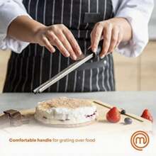 1 件优质不锈钢柠檬和奶酪磨碎器 - 易于使用的手动厨房磨碎器，适用于姜、蒜、蔬菜 - 非常适合烹饪和烘焙、奶酪磨碎器