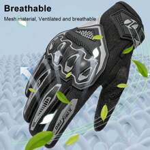 ALPINES FOX Motorcycle Gloves Men Women Touchscreen Anti-Slip Motorbike Cycling Outdoor Riding Summer Breathable Moto Racing Gloves