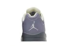 Nike Air Jordan Womens Air Jordan 5 Retro Low 'Indigo Haze' (Women's Sizes) Indigo Haze/Fire Red/Metallic Silver/Alabaster/Flint Grey FJ4563-500 Summer New - Purple - View 7