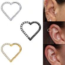 16G Piercing Oorbellen Juwelen Hart Tragus Voor vrouwen En Meisjes