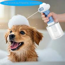 New Product Launch Electric Dog Cleaning Foam Machine Sprayer Electric Dog Shampoo Dispenser IPX7 Cat Shampoo Sprayer Pet Bath Supplies Automatic Foaming For Dog Deep Cleaing For Bathroom Kitchen - as pic - View 2