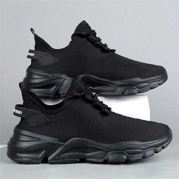 Men's Fashionable Sports Shoes, Anti-Slip Breathable Durable Shock Absorbing Running Shoes, Versatile Outdoor Sports
