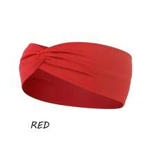 1pc Personalized Embroidered Name/Letter/Pinyin Sports Sweat-Wicking Headband, Women Fitness/Yoga Embroidery Headwrap, Anti-Sweat Hairband For Workout, Outdoor, Home, Simple Design & Elastic - Multicolor - View 11