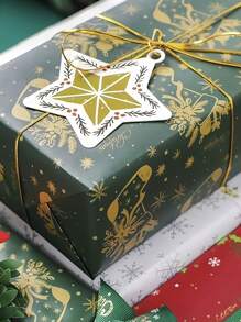 100 m/328 pi Ficelle de boulanger métallique, corde d'emballage cadeau or et argent, corde de décoration pailletée métallique, parfaite pour Halloween, Noël, Thanksgiving, l'emballage de cadeaux, les bricolages DIY, les étiquettes, la couture