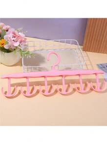 1 Rotating Wardrobe Hat Rack, 360 Degree Rotating Hook Rack With 12 Hooks, Bra Strap Saves Space, Wavy Drying Rack, Multifunctional Home/Dormitory Clothes Rack, Suitable As A Gift For Relatives, Family, Friends, Teachers, Classmates, Travel, Outdoor Activities, Camping, Gatherings, Beach Vacations, Decoration, Organizer Dresses, Pants, Shoes, Jeans,