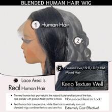 PAZAT 28 Inch Wigs Human Hair Pre Plucked Pre Cut For Beginners 4x4 5*5 HD Glueless Lace Closure Wigs Straight Lace Front Wigs Human Hair Pre Cut Wear And Go 180% Density13*4 13*6 Short Bob Wigs(6inch)