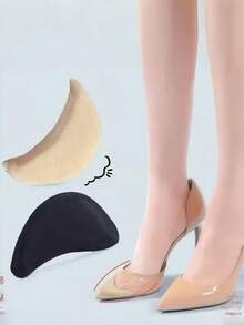 1 Pair Women Gel Cushion Pads & Toe Sleeves, Designed For High Heels, Provides Extreme Comfort And Reduces Foot Size, Ideal For Travel Accessories, Back To School Supplies, Boots Accessories For Shoes For Women