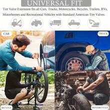 Car/Bicycle Tire Valve Adapter, Air Hose Connector, Valve Adapter, Air Pump Extension Rod Accessories