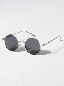 1 Peça/2 Peças Óculos Metálicos Elegantes e Casuais Masculinos, Adequados para o Dia a Dia, Combinar com Trajes, Fotografias, Férias ao Ar Livre, Também um Presente Ideal para Volta às Aulas, Halloween, Natal, Páscoa, Dia dos Namorados, Dia da Independência, Ação de Graças, Ano Novo com Visual Elegante de Volta às Aulas
