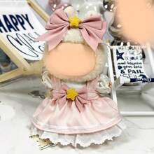 [Solo abbigliamento] Vestiti per bambole compatibili con le bambole da 17 cm, abiti per vestire, gonna da principessa carina, per bambole labubu, Sakura, Judy, regalo per il ritorno a scuola, collezione estiva