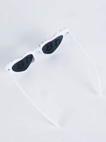 Perle Herz-förmige Geburtstagsgläser für Damen - 18., 21., 30., 40., 50. Geburtstag, Hochzeitsgeschenk Accessoire, Party Dekoration, Foto Accessoire, Mode Brille