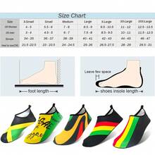 Water Shoes For Women And Men Quick-Dry Swim Beach Shoes For Outdoor Surfing Yoga Exercise Jamaica Flag Caribbean Reggae - MẶT TRỜI - Xem 6