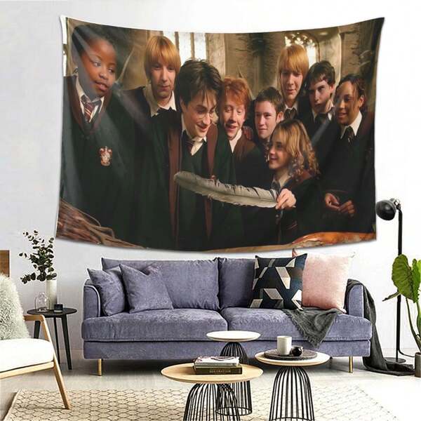 WB 1PC Magic Classmates, Tapestry, Suitable For Various Festivals, Perfect Tapestry Gift, Living Room Bedroom Office Dormitory Birthday Home Decoration Wall Carpet/Room Decoration/Party Decoration Wall Hanging
