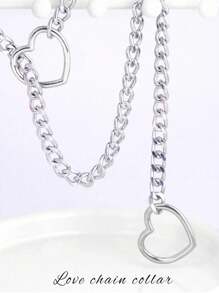 1 件装，性感内衣配饰道具，爱心链，项圈，项链，束缚带，情趣玩具道具，爱心链项圈，女士佩戴项链，成人束缚玩具，1 件装异域风情多层流苏项链，完美展现月经，约会、派对必备，让男人为你疯狂着迷，最吸睛的足部礼物，性感内衣情人节用品，情人节礼物，性感内衣配饰，万圣节，圣诞节，情人节，约会，派对