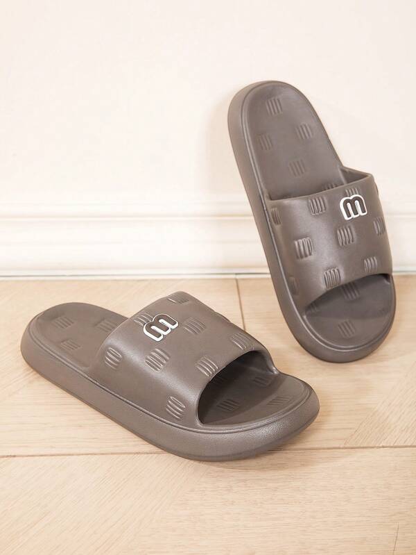 Men's New Soft Bottom Breathable Slippers, Comfortable Open Toe Lightweight Casual Slippers, Suitable For Indoor, Home And Beach