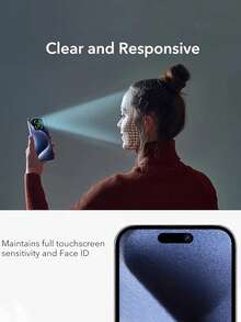 3pcs Apple Full Screen Privacy Tempered Glass Film, Full Screen Coverage, Privacy Protection, Silk Printed Black Bezel, 9H Ultra-Hard Hardness, No Bubbles, Compatible With IPhone 17/17 Pro/17 Pro Max/17 Air/16 Pro Max/16/15/14/13/12/11/X/XS/XS Max/XR/E/Mini - Black - View 5