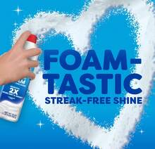 Fast Shine Foam Glass Cleaner, No-Drip Aerosol Cleaning Spray, 19 Oz, Pack Of 2 - 藏蓝色 - 查看 6