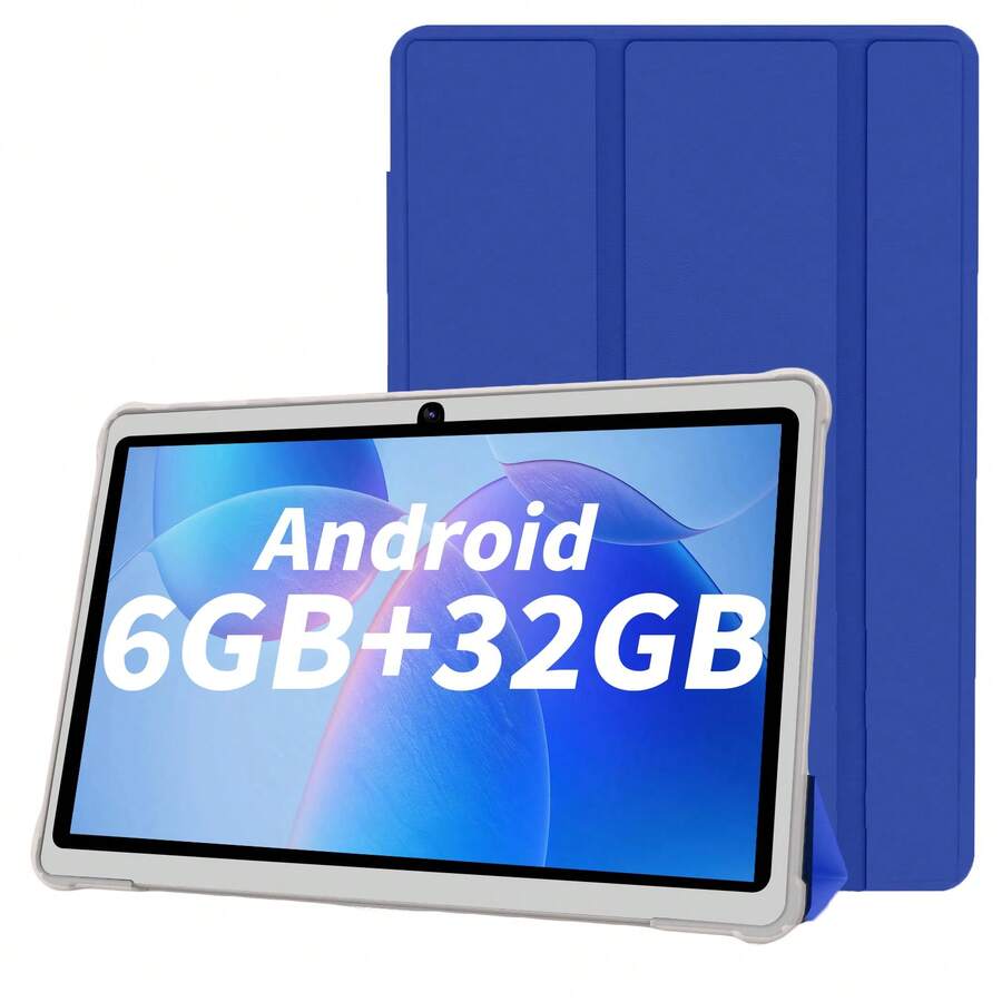 TUOHAITIME 7-Inch Tablet, 6 (2+4 Expansion) GB RAM, 32GB ROM, Suitable For Android 11 Tablet, Equipped With Quad Core Processor, High-Definition IPS Display Screen, Dual Cameras, 2.4G WiFi, Tablet With Protective Case, Suitable For Gaming, Learning, Chasing TV Dramas - Christmas Gift - màu xanh lá - Xem 1