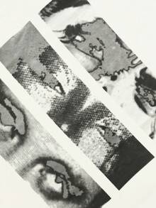 Tiny Spark 男士休闲图案印花短袖T恤，夏季 - 白色 - 查看 4