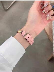 1 peça de Pulseira fina e elegante, com pingentes dourados, prateados e pretos, para , compatível com pulseiras femininas, douradas, prateadas, de Halloween, esportivas, finas, 38 mm, 40 mm, 41 mm, 42 mm, 44 mm, 45 mm, 46 mm, 49 mm, compatível com Series Ultra 10/9/8/7/6/5/4/3/2/1 SE