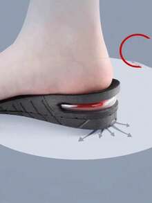 1 双女士舒适柔软硅胶防滑鞋垫，适合休闲鞋和运动鞋