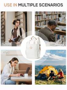 Mochila para Laptop de Viagem, Mochilas Escolares Extra Grandes de 14-15,6 Polegadas para Adolescentes Meninos e Meninas, Mochila Preta À Prova d''Água para Meninas, Bolsa de Computador Resistente para Meninos com Camada para Computador, Mochilas À Prova d''Água, Opção Multicolorida, Presentes para Crianças