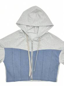 2pcs Women Pocket Patchwork Set, Suitable For Home, Commute, And Outdoor Activities - Grey - View 7