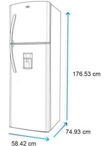 RMA300FJMRM0 Refrigerador 300 L (11 pies), Matte Inox