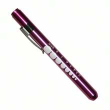 Professional Medical Diagnostic Penlights With Pupil Gauge - Purple - High-Intensity LED Exam Lights For Ophthalmic & Neurological Checks - Stainless Steel Pen Light With Calibrated Pupil Ruler - Ideal For Clinicians, Nurses & Medical Students