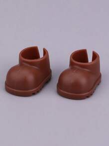 2pcs Doll Shoes, DIY Bright Shoes, Finger Shoes